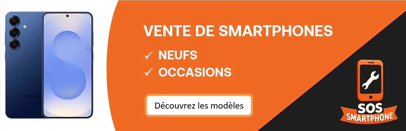Vente de smartphones neufs et d'occasion à Nantes