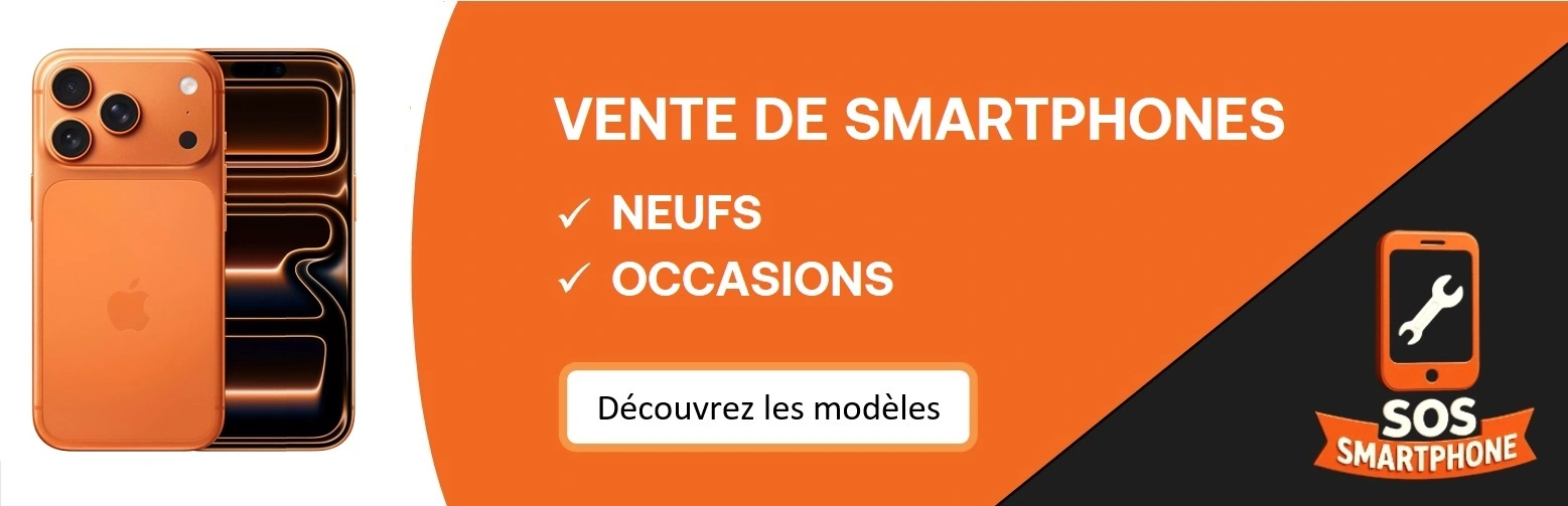 Vente de smartphones neufs et d'occasion à Nantes